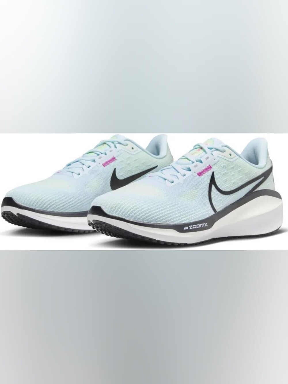 Nike Zoom Vomero 17 Women Sneakers - Glacier Blue/barely Green/vapor Green - Picture 7 of 7